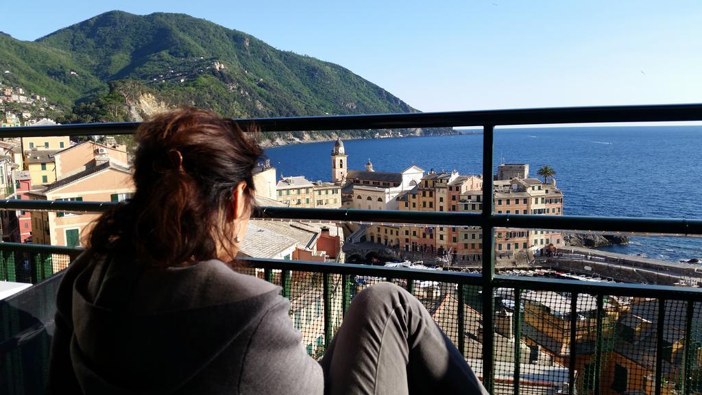 A Due Passi Dal Cielo E Dal Mare - Balcony With Sea View Apartman Camogli Kültér fotó