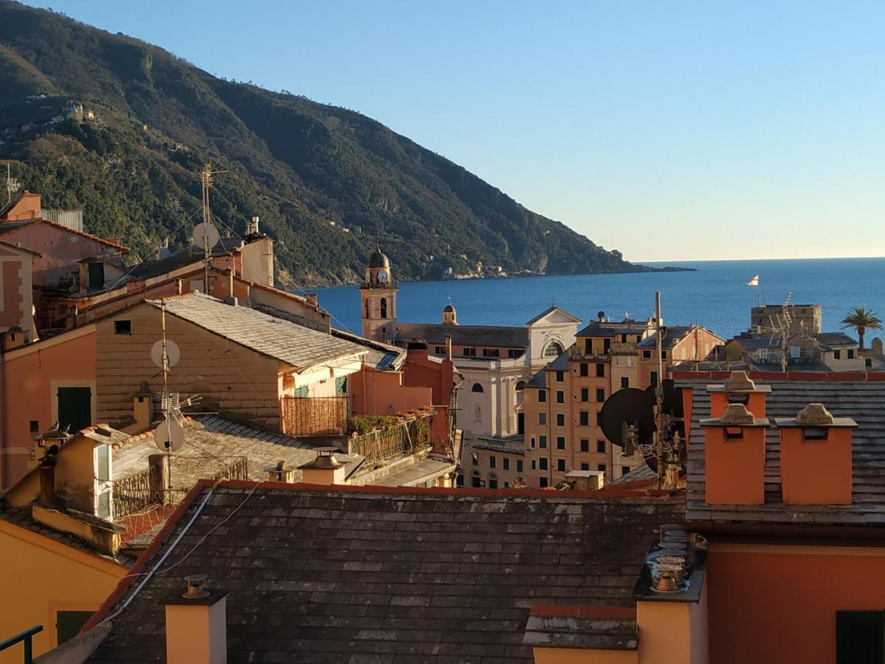 A Due Passi Dal Cielo E Dal Mare - Balcony With Sea View Apartman Camogli Kültér fotó